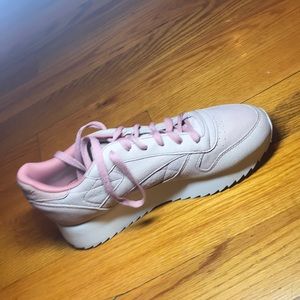 Reed box pink high shoe, size 8.5